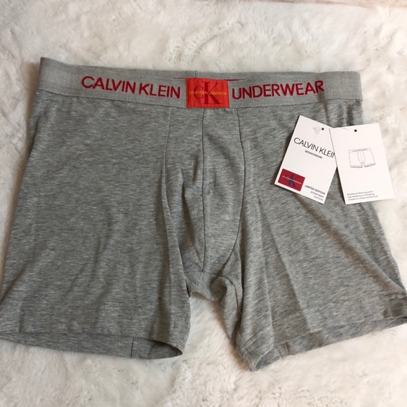 Calvin Klein Men’s Boxer Briefs Underwear Gray - Picture 1 of 6